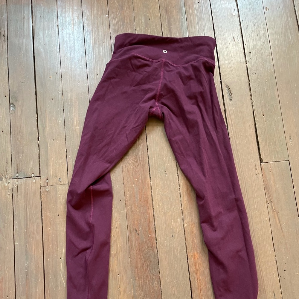 Lululemon Grape Align 7/8 Leggings